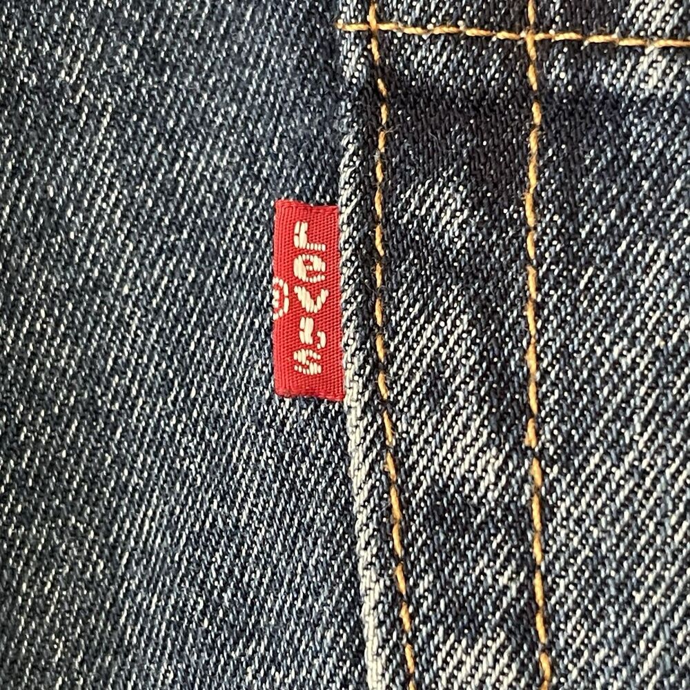 Levi's 505 Men's Regular Fit Straight Leg Jeans Blue Denim 40x29 Normcore Grunge - Picture 5 of 15